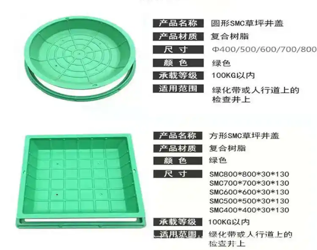 普洱树脂复合种植井盖展示